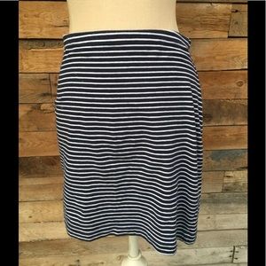 Basic Striped Skirt